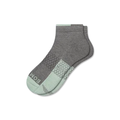 Bombas Firm Compression Ankle Socks In Jadeite