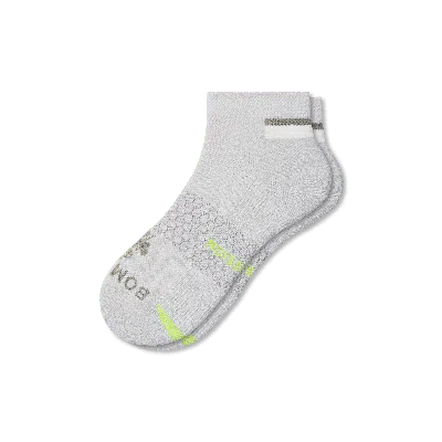 Bombas Firm Compression Ankle Socks In Light Grey