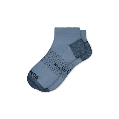 Bombas Firm Compression Ankle Socks In Sea Blue