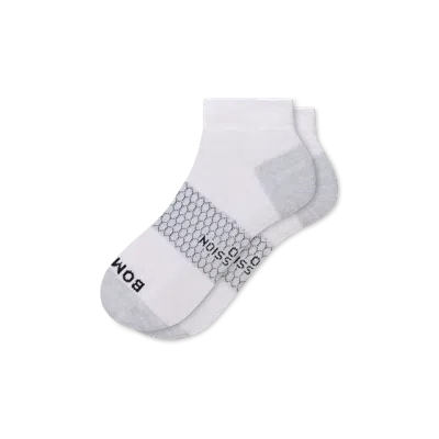 Bombas Firm Compression Ankle Socks In White