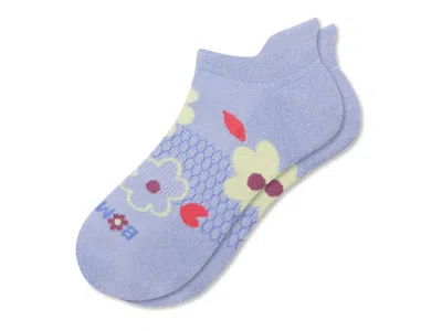Bombas Floral Ankle Socks In Blue