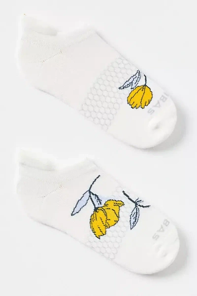 Bombas Floral Ankle Socks In White