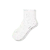 Bombas Frilly Rib Quarter Socks In White