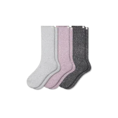 Bombas Fuzzy Sock 3-pack In Multi