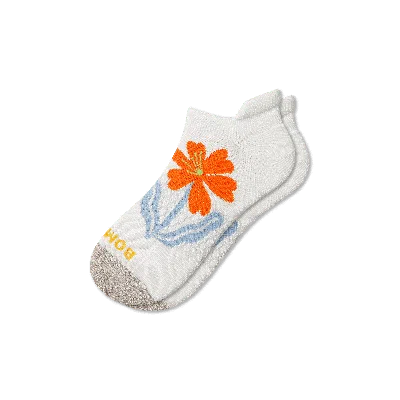 Bombas Garden Party Ankle Socks In Soft White