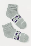 Bombas Garden Party Quarter Socks In Gray