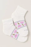 Bombas Garden Party Quarter Socks In White