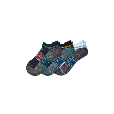 Bombas Golf Ankle Sock 3-pack In Grove Navy Mix