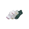 Bombas Golf Ankle Sock 3-pack In White Vivid Red Mix