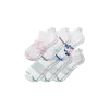 Bombas Golf Ankle Sock 6-pack In Pink Lily White Mix