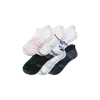 Bombas Golf Ankle Sock 6-pack In White Pink Lily Multi Mix