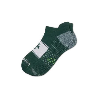 Bombas Golf Ankle Socks In Green