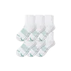 Bombas Golf Quarter Sock 6-pack In White Mix
