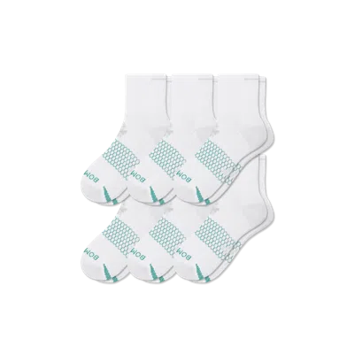 Bombas Golf Quarter Sock 6-pack In White Mix