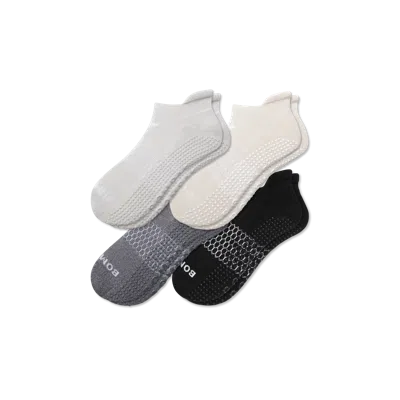 Bombas Gripper Ankle Sock 4-pack In Harbor Blush Mix