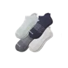 Bombas Gripper Ankle Sock 4-pack In Harbor Navy Mix