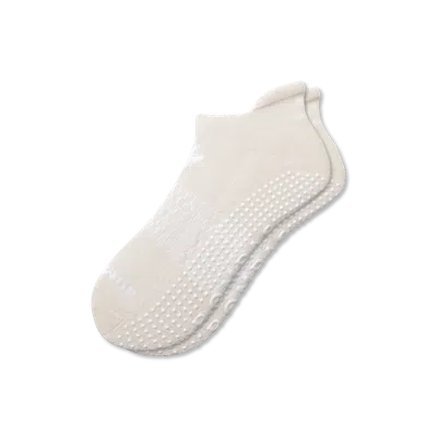 Bombas Gripper Ankle Socks In Blush Sand