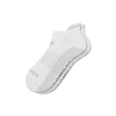 Bombas Gripper Ankle Socks In White