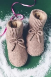 Bombas Gripper Bootie Slippers In Nude