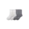 Bombas Gripper Half Calf Sock 4-pack In Gray