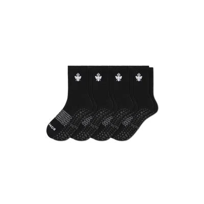 Bombas Gripper Half Calf Sock 4-pack In Black Mix