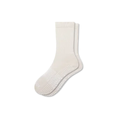 Bombas Gripper Half Calf Socks In Blush Sand