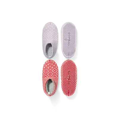 Bombas Gripper Slipper 2-pack In Red Sky & Purple Smoke