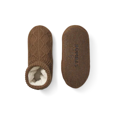 Bombas Gripper Slipper Bootie In Animal Print