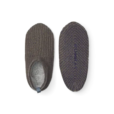 Bombas Gripper Slipper In Oak Moss/ Navy