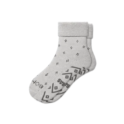 Bombas Grippy House Socks In Gray
