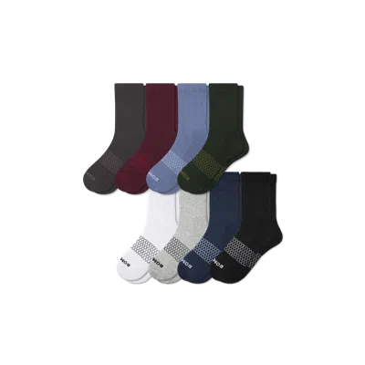 Bombas Half Calf Sock 8-pack In Gray