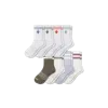 Bombas Half Calf Sock 8-pack In Multi