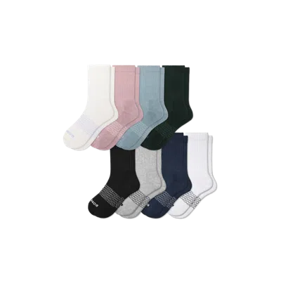 Bombas Half Calf Sock 8-pack In Forest Mauve Mix