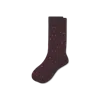 Bombas Hearts Dress Calf Socks In Chocolate Heart