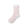 Bombas Hearts Half Calf Socks In Red Sky