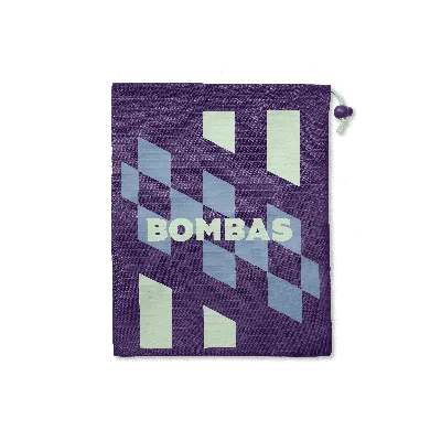 Bombas Hex Tec Sock Bag [fits 6 Pairs] In Purple