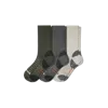 Bombas Hiking Performance Calf Sock 3-pack In Olive Shade Mix