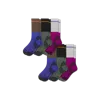 Bombas Hiking Performance Calf Sock 6-pack In Black Moss Mix