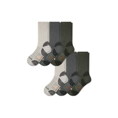 Bombas Hiking Performance Calf Sock 6-pack In Shades