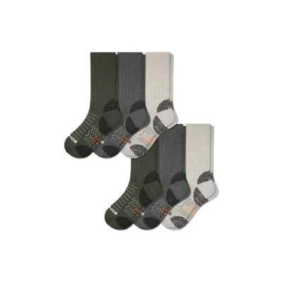 Bombas Hiking Performance Calf Sock 6-pack In Shades