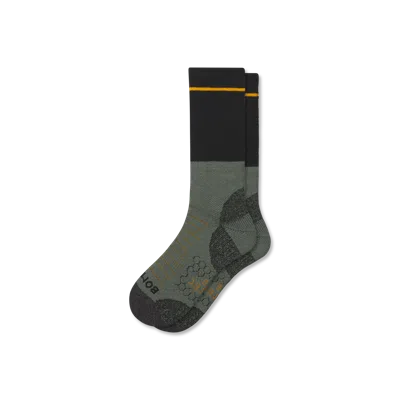 Bombas Hiking Performance Calf Socks In Black