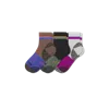 Bombas Hiking Performance Quarter Sock 3-pack In Black Moss Mix