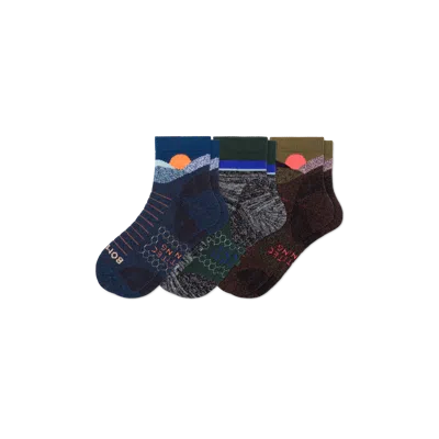 Bombas Hiking Performance Quarter Sock 3-pack
