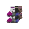 Bombas Hiking Performance Quarter Sock 6-pack In Black Moss Mix