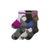 Bombas Hiking Performance Quarter Sock 6-pack In Black Moss Shade Mix