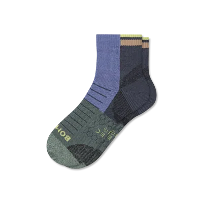 Bombas Hiking Performance Quarter Socks In Multi