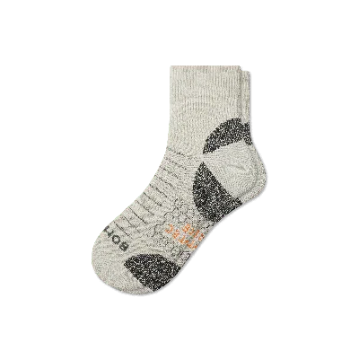 Bombas Hiking Performance Quarter Socks In Oatmeal
