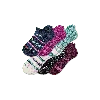 Bombas Holiday Ankle Socks 6-pack In Ivory Pink Mix