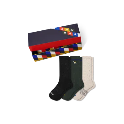Bombas Holiday Calf Sock 3-pack Gift Box In Multi