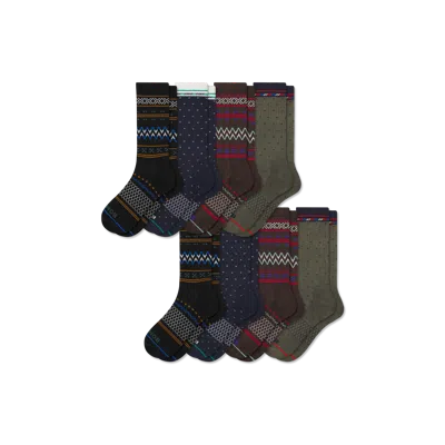 Bombas Holiday Calf Sock 8-pack